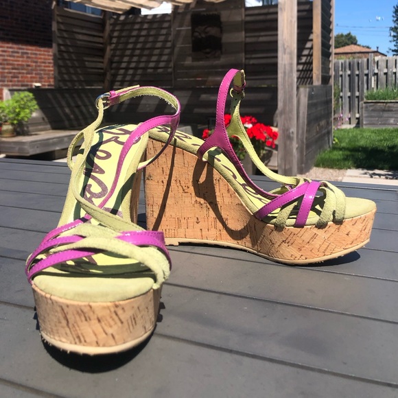 NWOT Replay Green and Purple Wedges - Picture 4 of 8